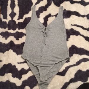Size Small Heather Gray Bodysuit